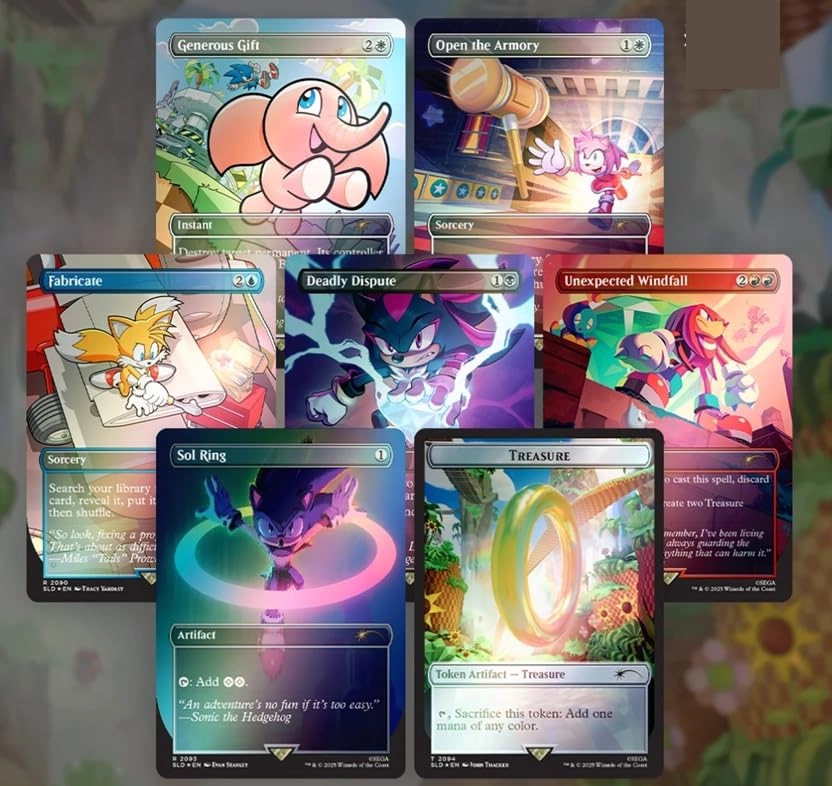 MTG Decks & More MTG Secret Lair: Secret Lair x Sonic: Chasing Adventure - Foil Edition