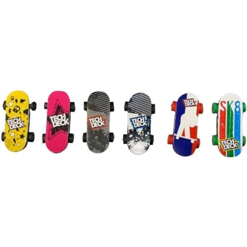 Tech Deck Bendy Boards Rubber Eraser Finger Board Blind Bag - 6 years+ 9 pieces