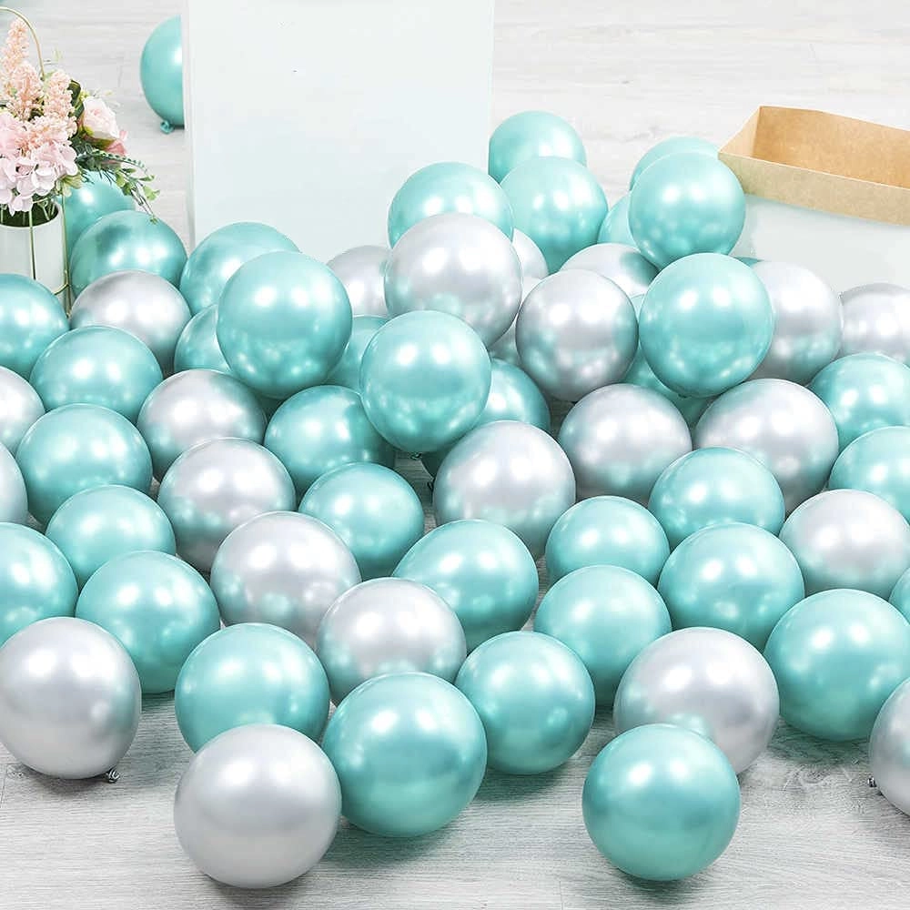 Latex Balloons - 50-Pieces Wedding Decoration