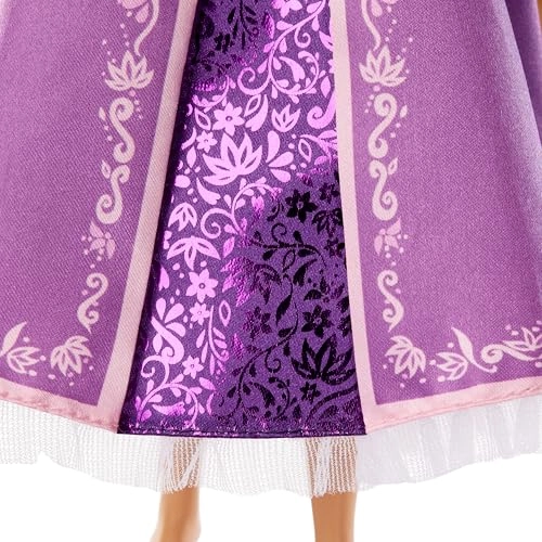 Rapunzel Fashion Doll - Removable Dress Flower Hair Clip 11 Articulated Joints