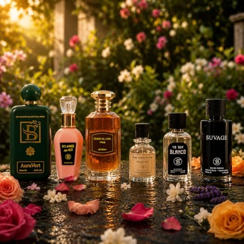 AURA VERT - 100ml + Oudh Al Layl-1966 - 100ml + Yo Soy Blanco - 100ml + Suvage - 100ml + Eclairee - 60ml + Hayati 1492 - 50ml Eau de Parfum