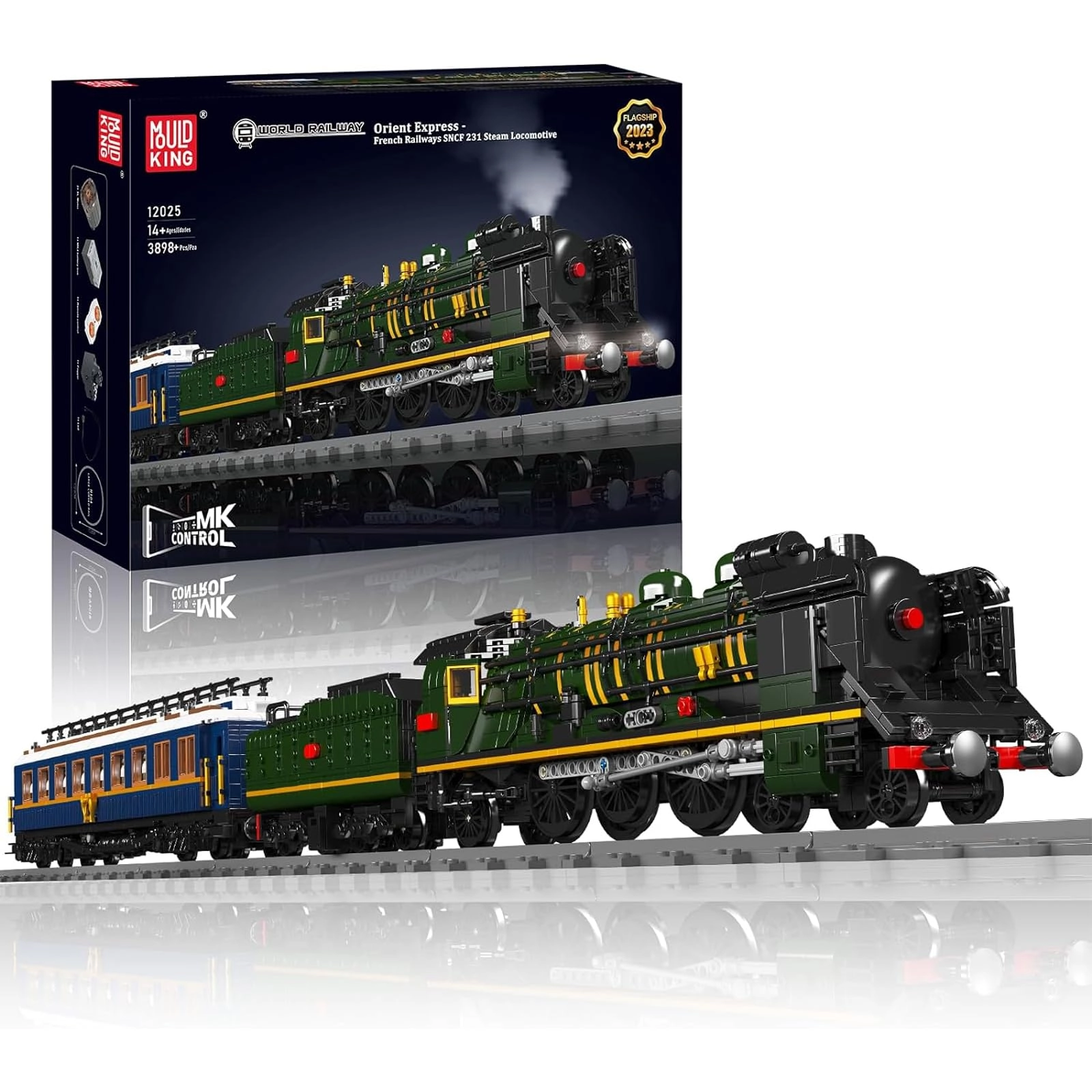 mould king Orient Express Steam Locomotive - 3898 pcs