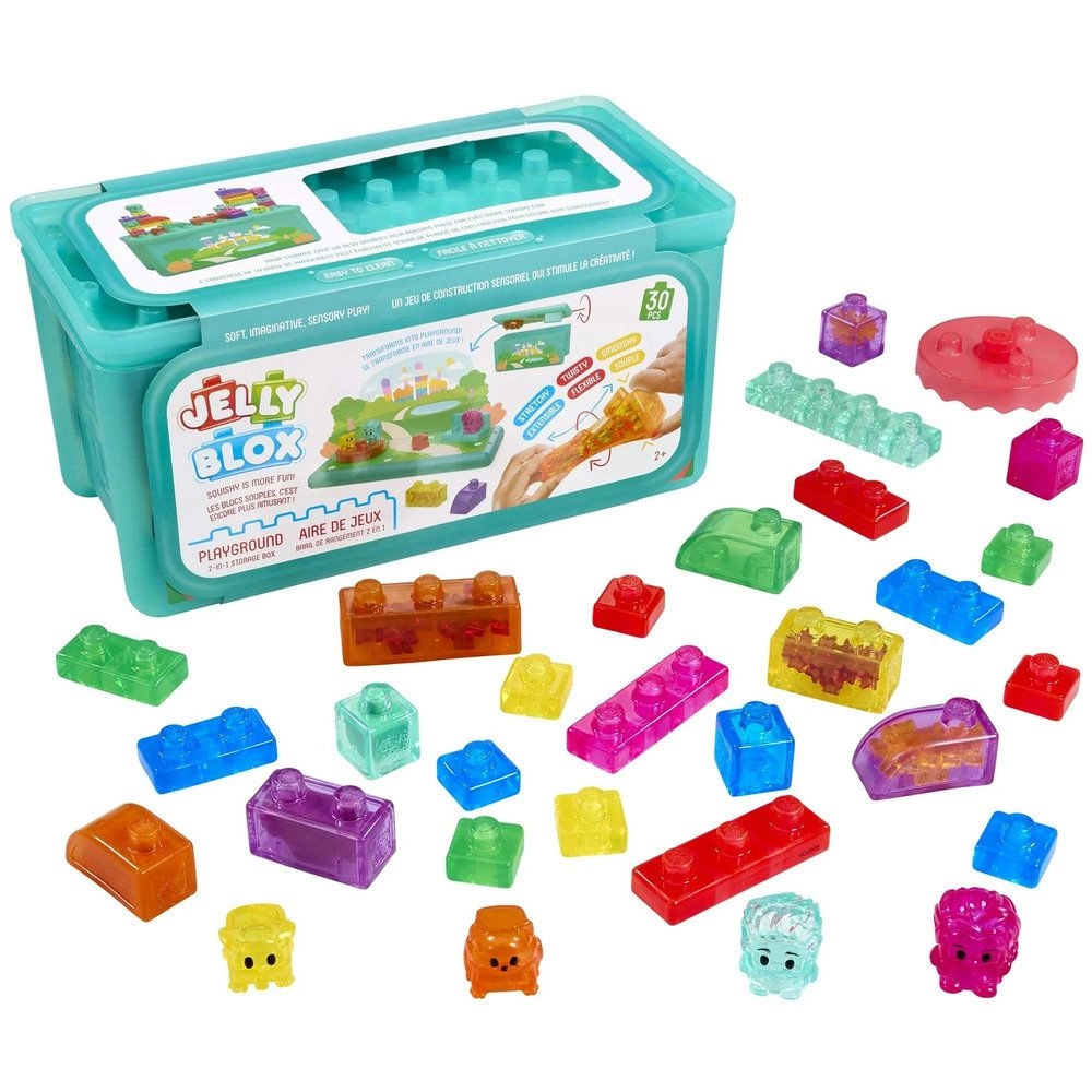 JELLY BLOX Playground Store & Play - 0 to 3 30 pieces