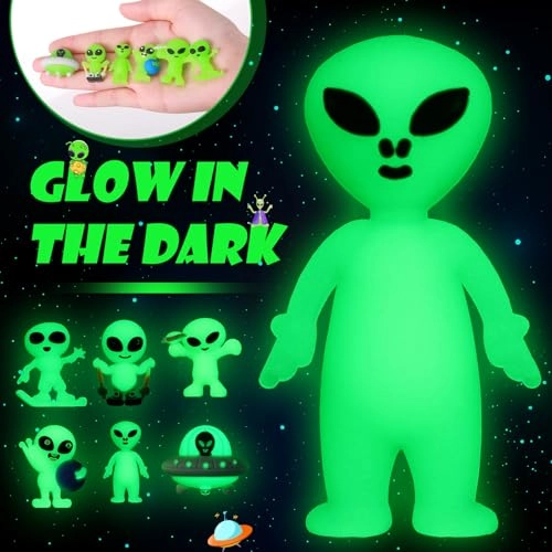 Mini Alien Figures - 100 pcs