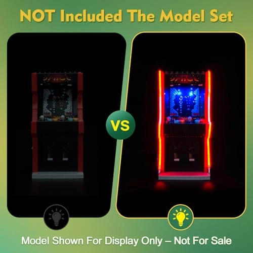 Light kit Compatible with LEGO 40805 Arcade Machine