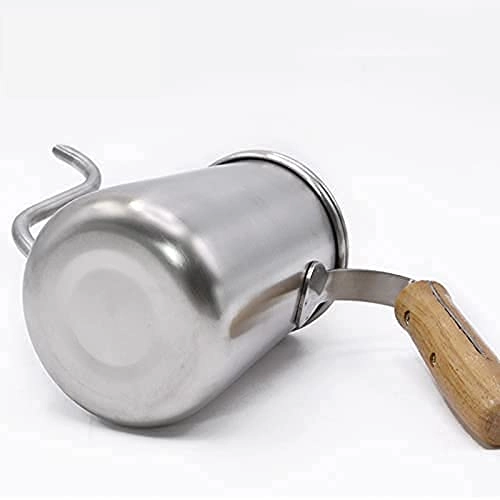 Coffee Pot - 304 Stainless Steel Wooden Handle