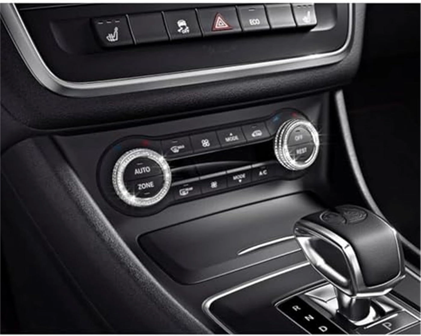 Auto Button Cover - Black 2 W176 W246 2013-2018