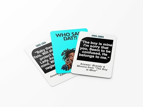 Who Said Dat - English 15 years and up