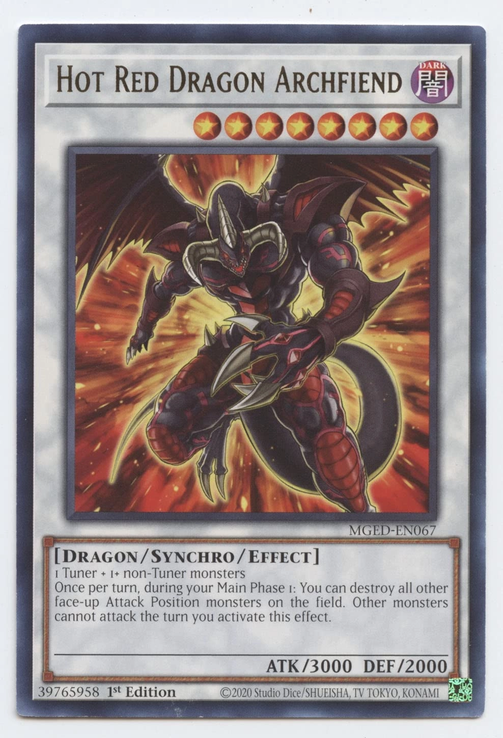 Yu-Gi-Oh! Hot Red Dragon Archfiend MGED-EN067