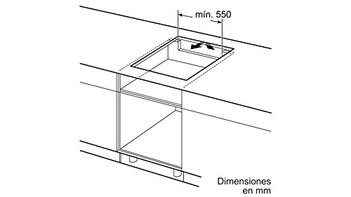 3EB864ER Induction hob