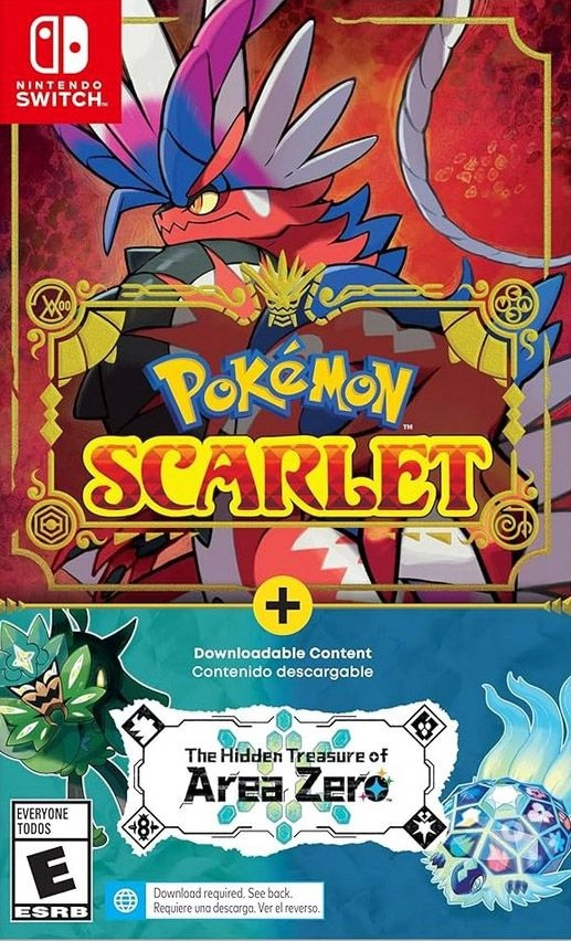 Pokemon Scarlet + Hidden Treasure of Area Zero - Nintendo Switch
