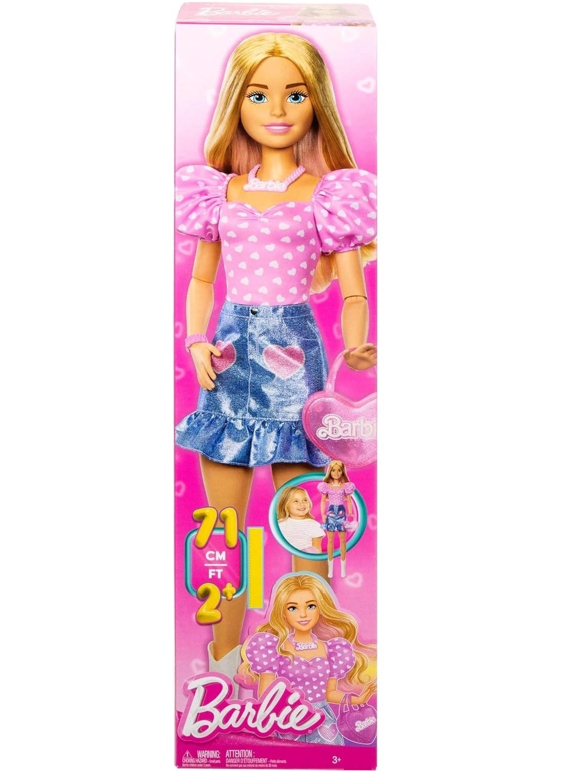 Fashion Doll - 28 Inches Blonde Ages 3+