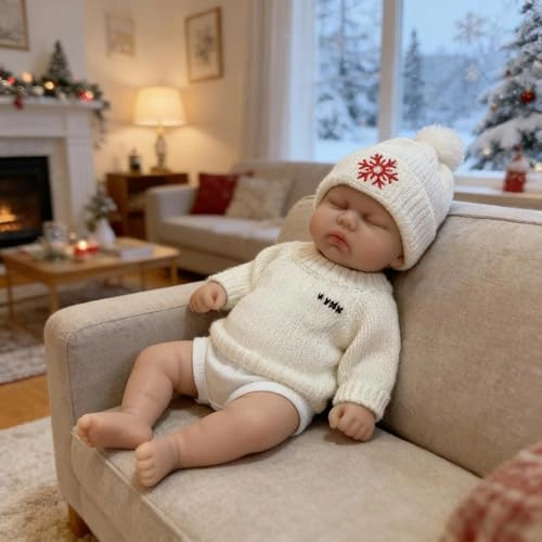 Reborn Baby Doll - 12 inch Vinyl Girl Ages 3+