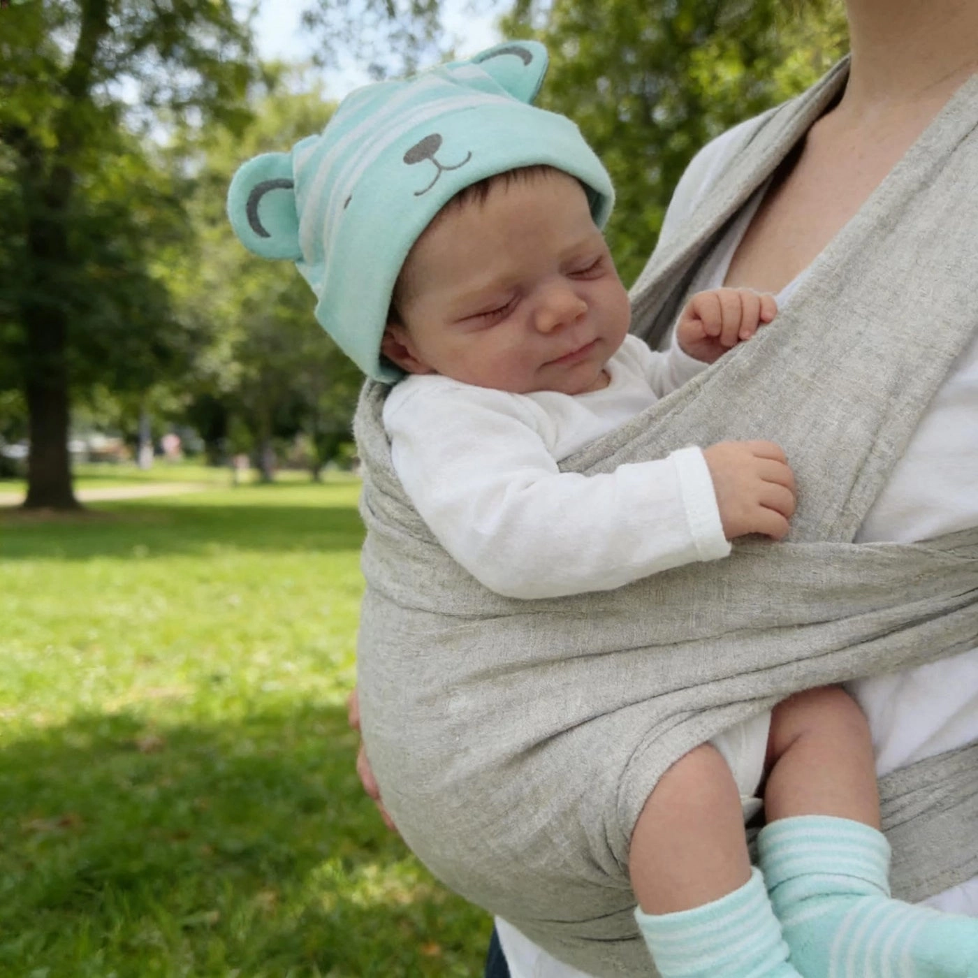 Reborn Baby Doll - 18 Inch Silicone Girl Sleeping Ages 3+