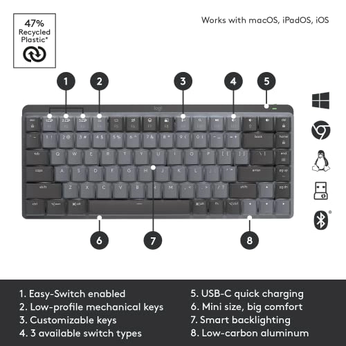 MX Mechanical Mini + MX Master 3S - TKL Wireless