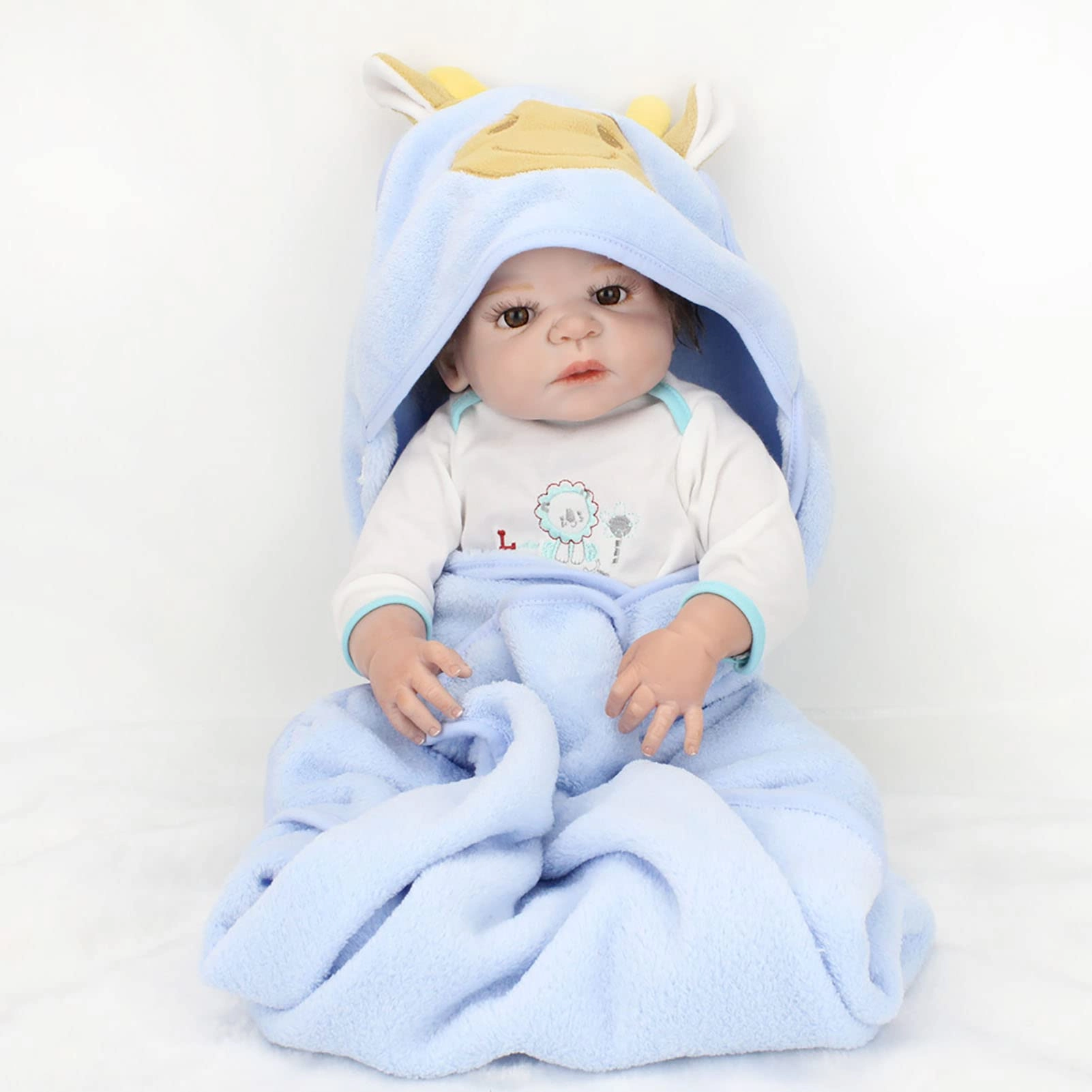 F&FSH Reborn Baby Doll - 22 Inch Full Vinyl Baby Girl