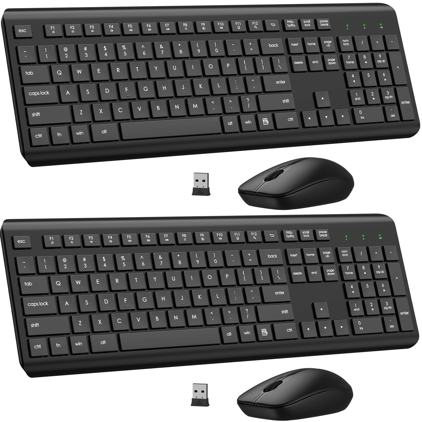 Keyboard and Mouse Combo - QWERTY Wireless