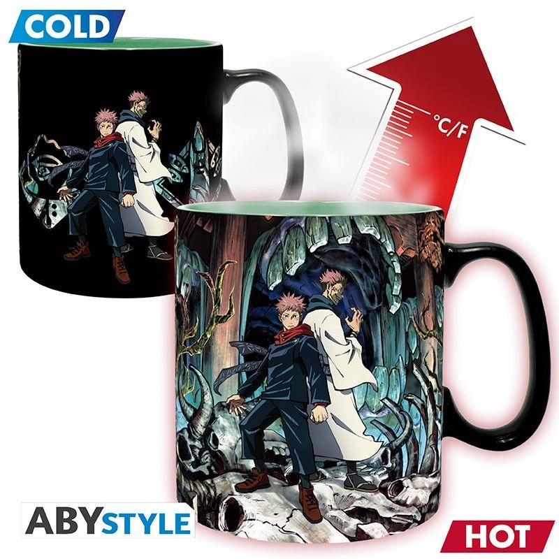 ABYstyle Jujutsu Kaisen Mug Itadori & Sukuna - HeatChange 460 ml