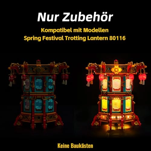 LED Light Set - Compatible with 80116 Trotting Lantern USB Powered