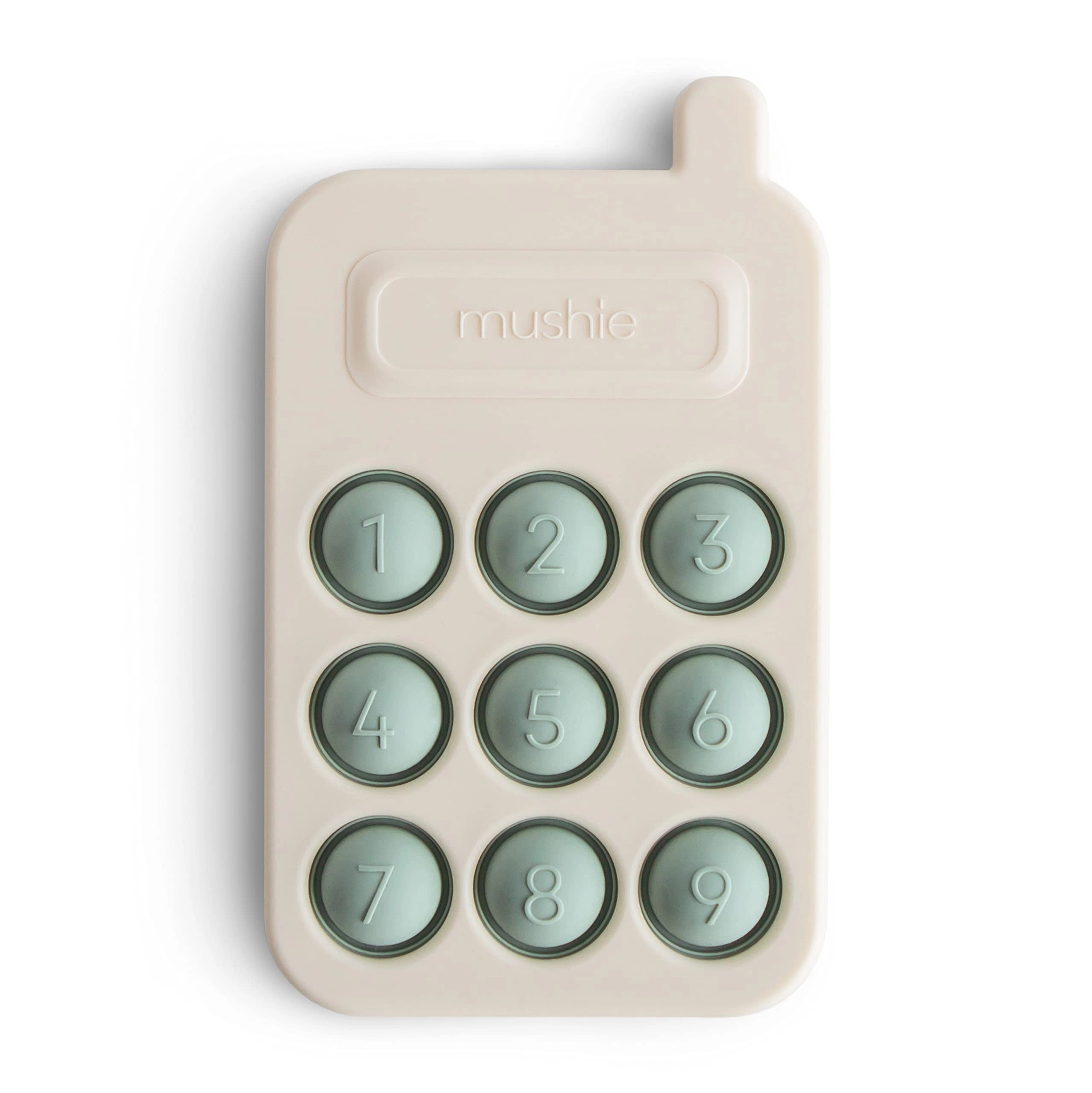 mushie Phone Press Toy - 10 months + 1 pieces