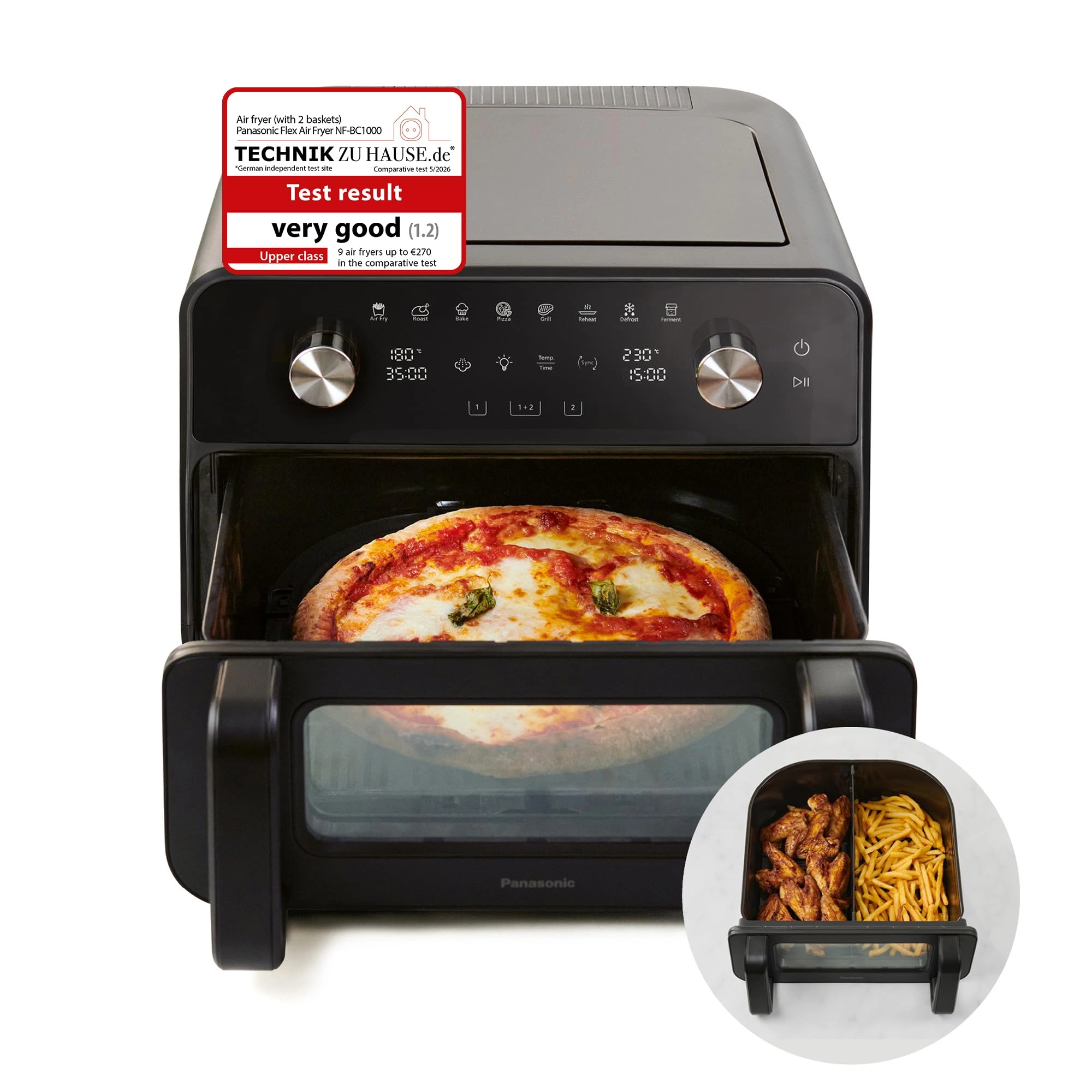 Panasonic Flexible Air Fryer XL NF-BC1000KXE