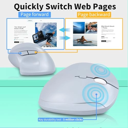 Ergonomic Vertical Mouse - Bluetooth