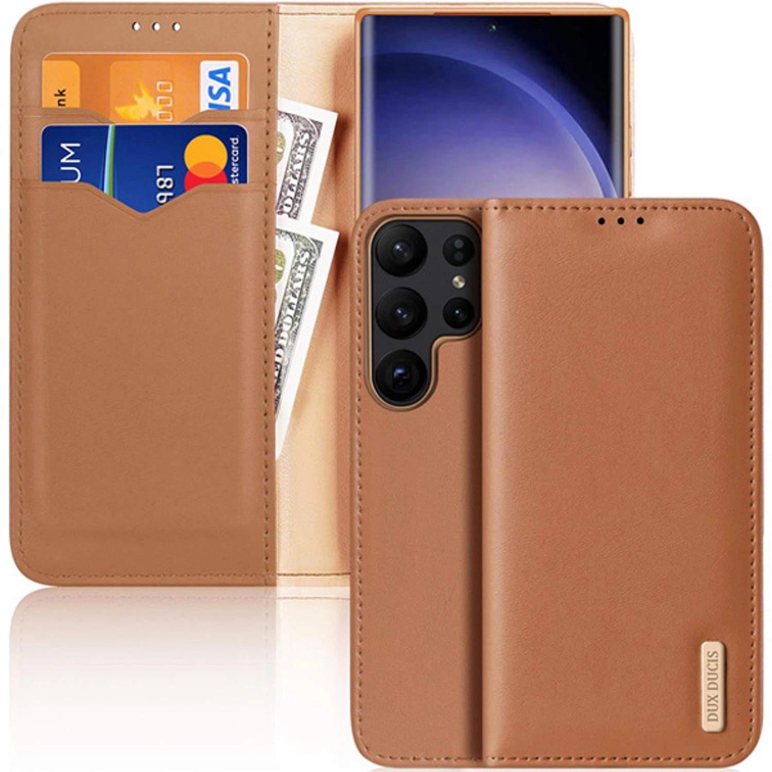 Hivo Series Leather Case for Galaxy S23 Ultra