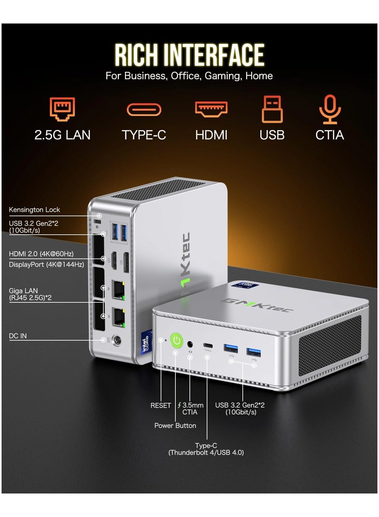 NucBox K9 - Core Ultra 5 125H 32GB 1TB