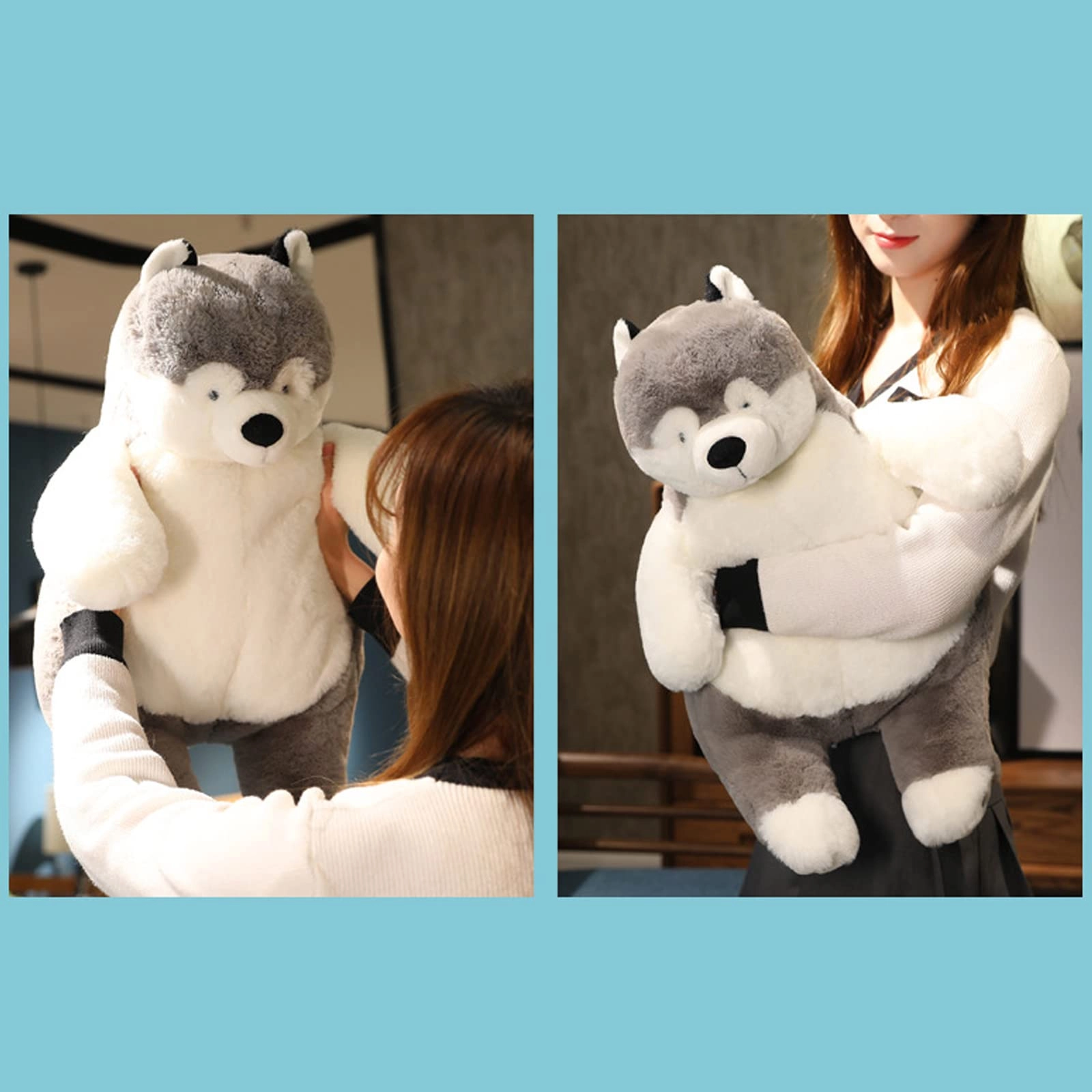 Husky Weighted Plush 43 cm