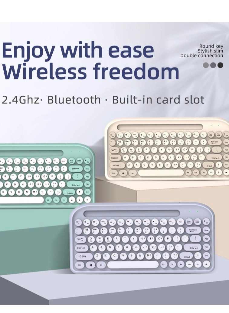 Cute Mini 84-key - Wireless