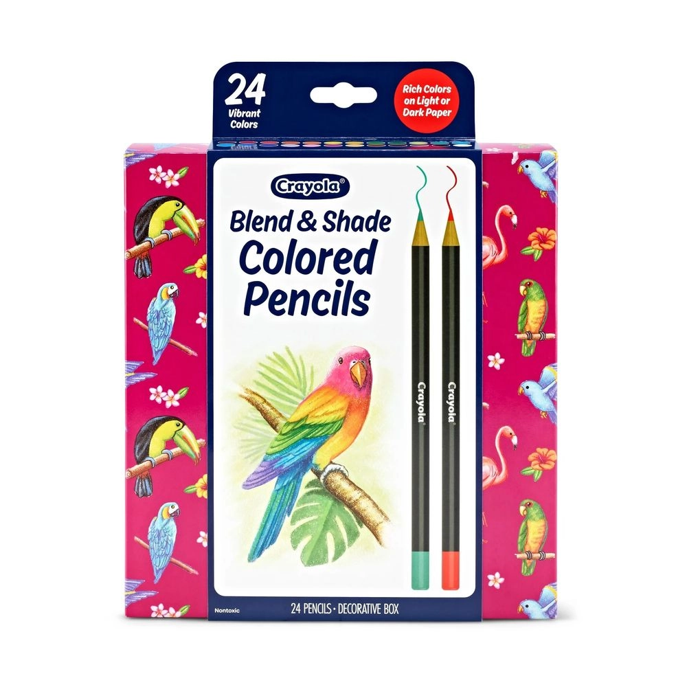 Blend & Shade Colored Pencils - 24 Ct