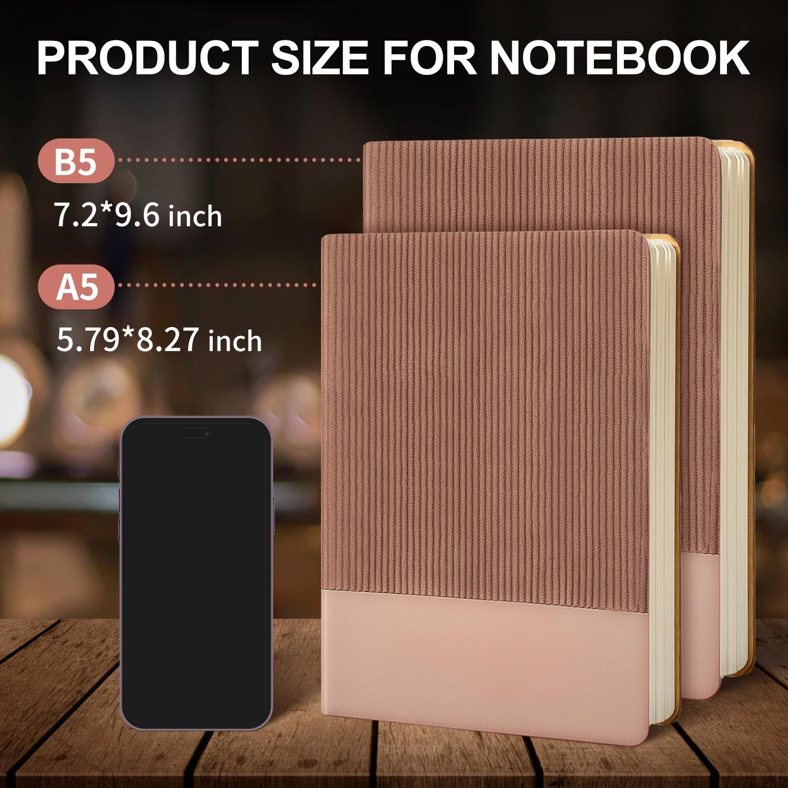 Lined Journal Notebook A5 Softcover - Lined 108 Sheets