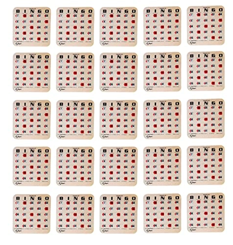 Bulk Bingo Cards - Sliding Windows Reusable Large Print
