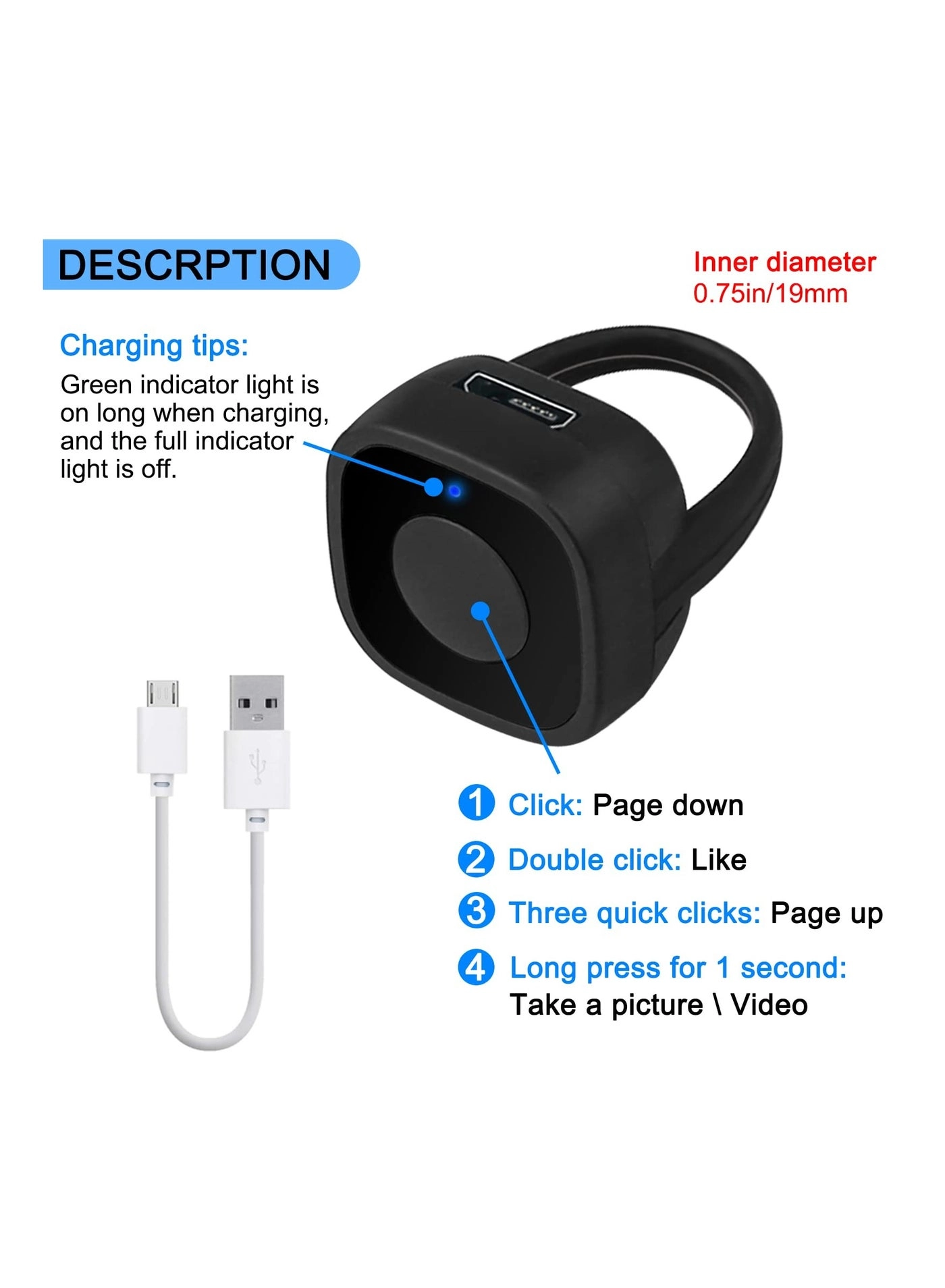 Bluetooth Control - iPhone iPad Camera Shutter Remote