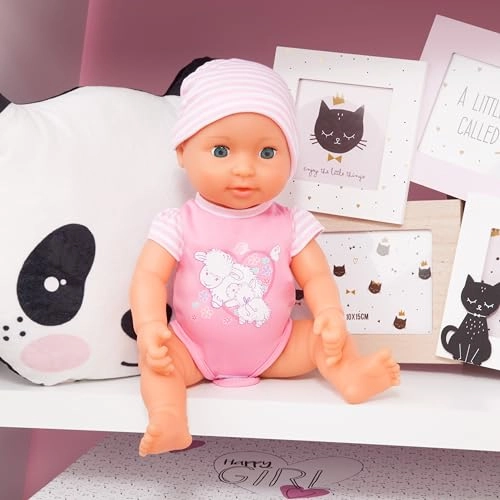 PICCOLINA NEWBORN BABY DOLL - 40 cm drink and wet sleeping eyes
