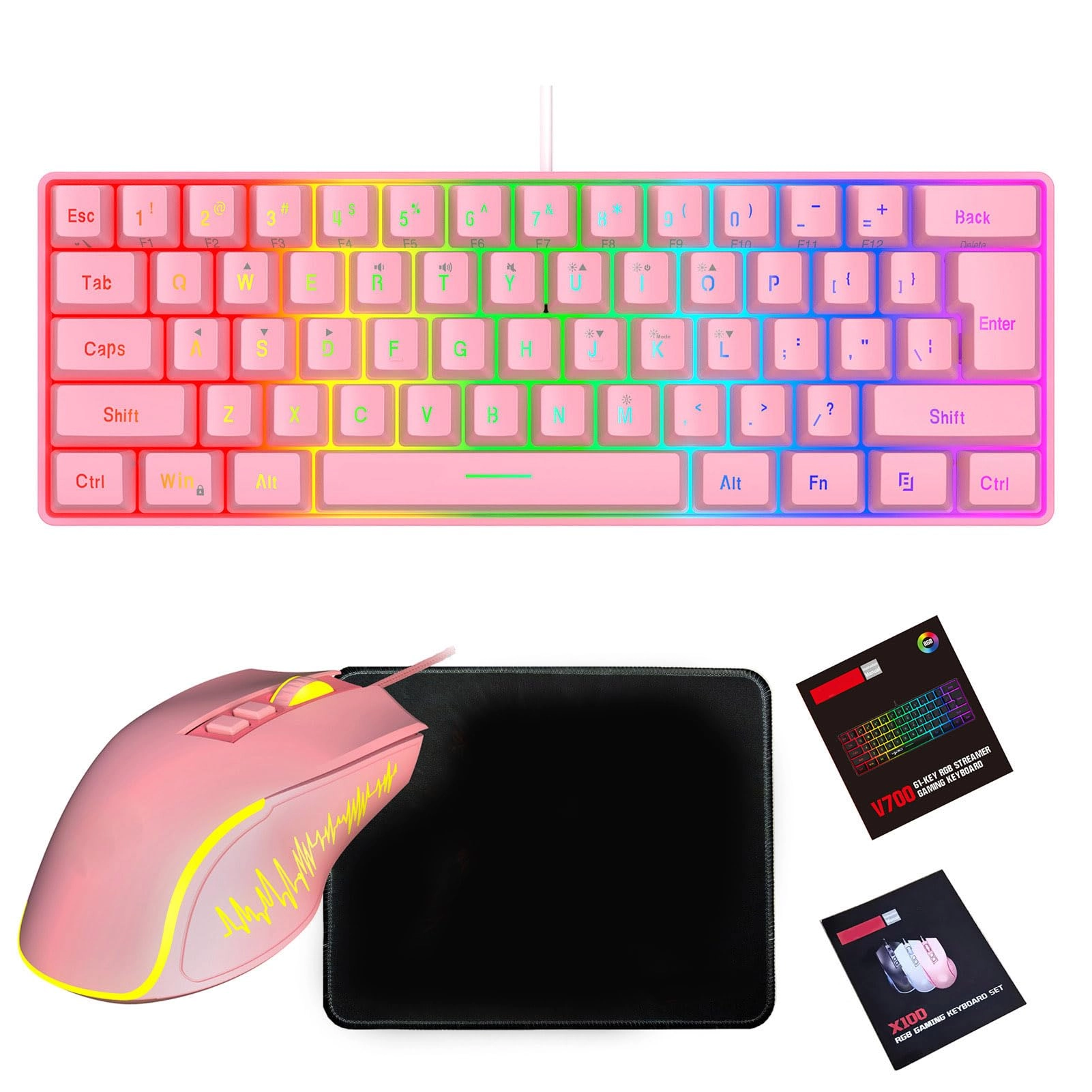 Oreilet Keyboard + Mouse + Mouse Pad - Wired
