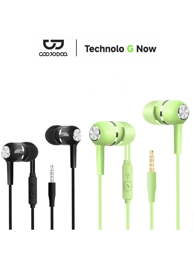 Wire Control Headset - Wired Headphone
