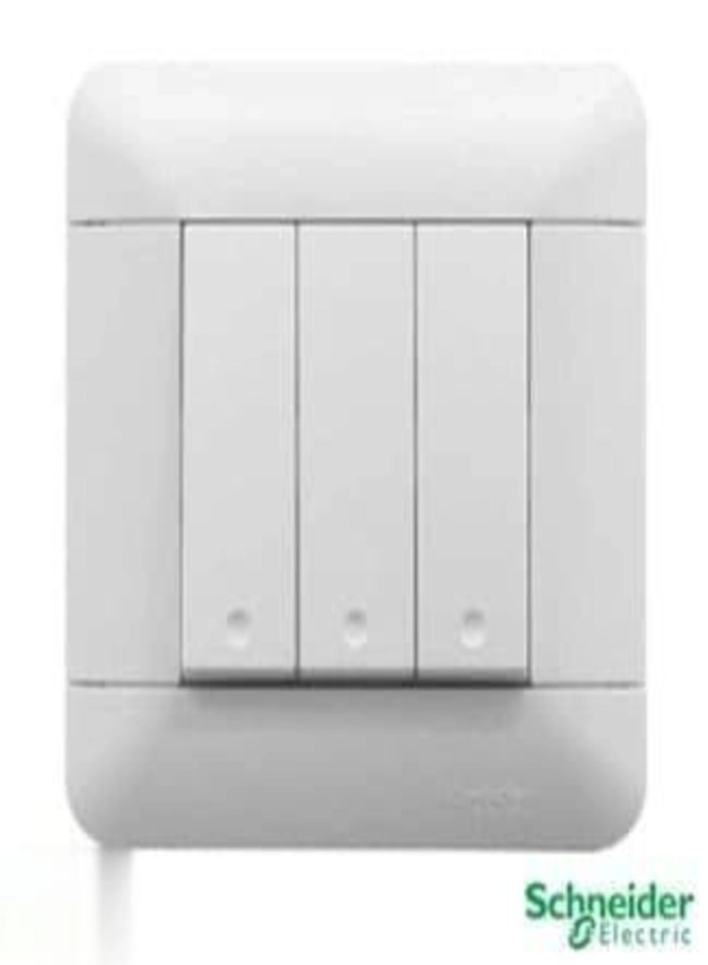 Schneider Electric Arcato 3-Gang 1-Way Switch