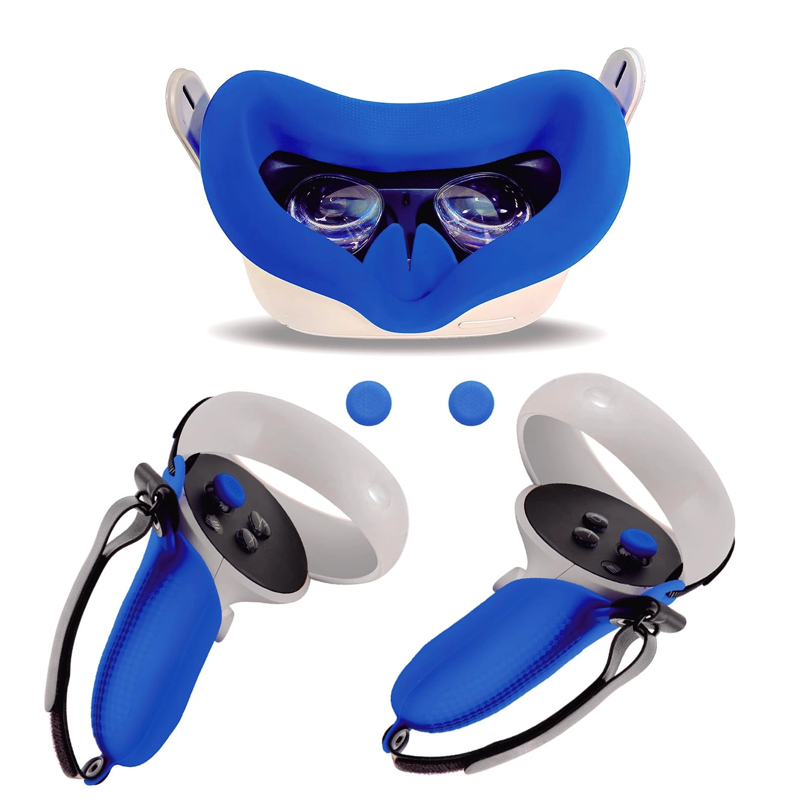 YOCYXYOO VR Silicone face Cover + Controller Grip Cover + Rocker protective cap - Wireless