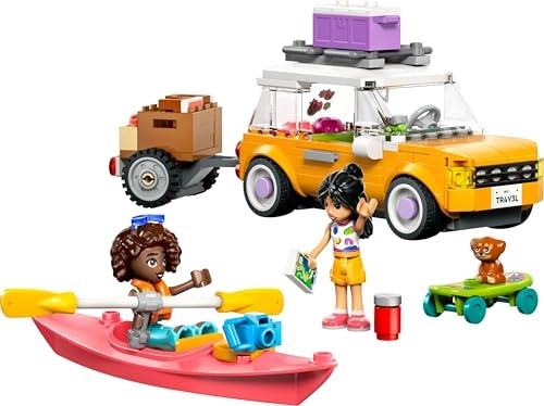 Friendship Road-Trip Travel Car (42659) - 2 mini dolls Trailer Kayak