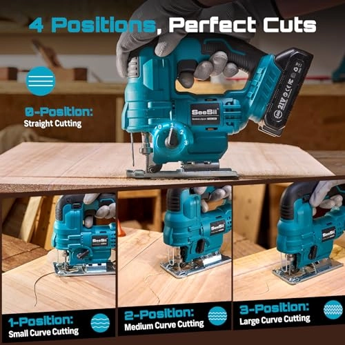 Cordless Jigsaw - 2 × 2.0Ah Batteries