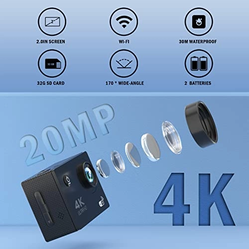 Action Camera - 4K 60FPS Kit