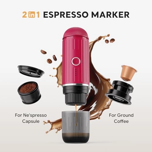 Portable Coffee Maker - powder capsules