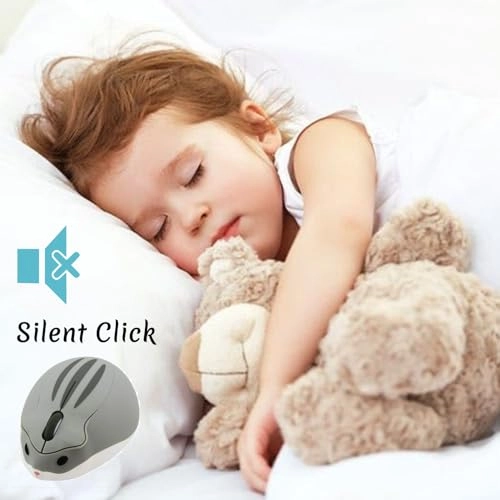 Kawaii Hamster Silent Optical Mouse - USB