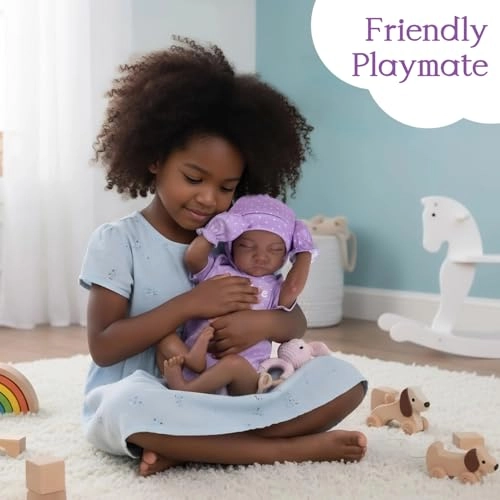 Reborn Baby Doll - 20-inch Vinyl Soft Cloth Body Girl Ages 3+