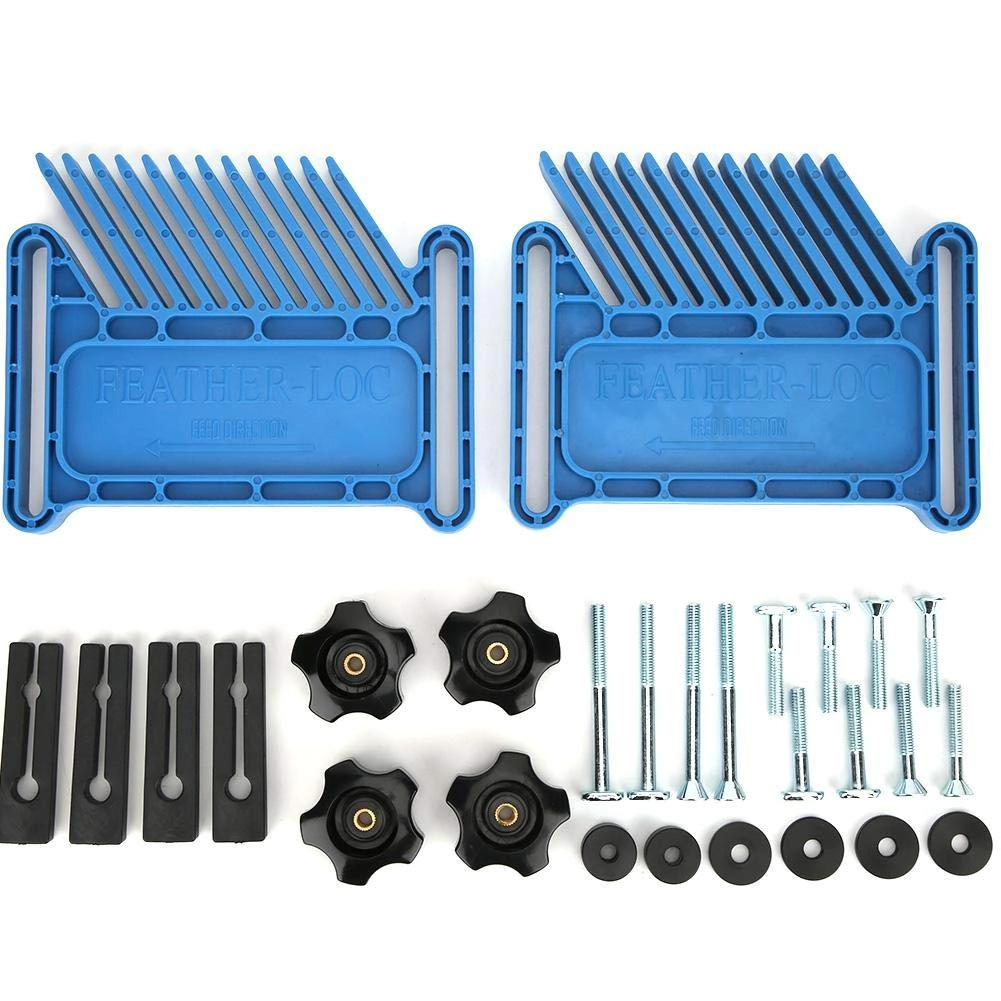 JHoeequsen Feather Board - Router Tables Square Blue