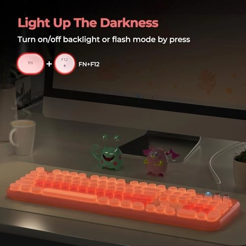 Large Print Backlit Keyboard - Wired