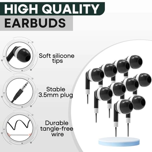 GS01 Wired Earbud 100 Pack
