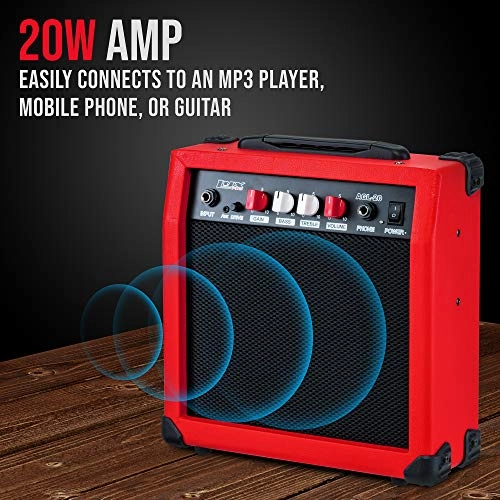 Electric Guitar Amp - 20W Headphone Jack Aux Input