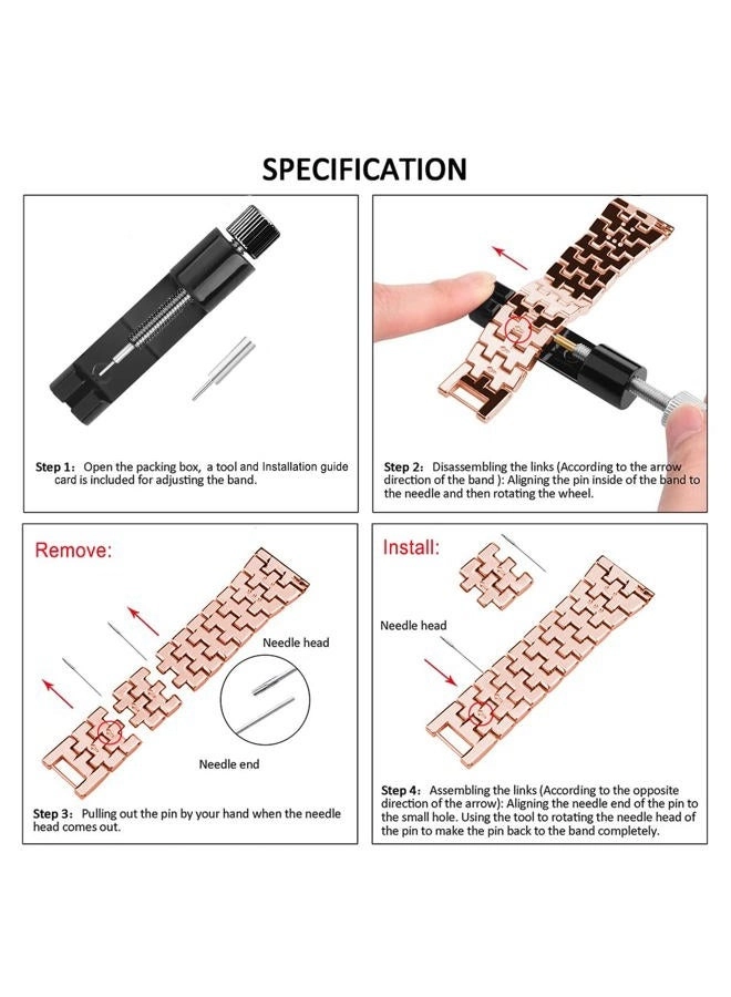 20mm Slim Bling Watch Band for Samsung Galaxy Watch 5/4 - 44mm